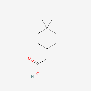 molecular formula C10H18O2 B1455789 2-(4,4-Dimethylcyclohexyl)acetic acid CAS No. 681448-25-9