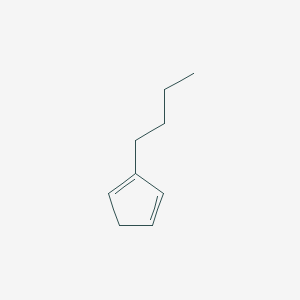 molecular formula C9H14 B14557936 1,3-Cyclopentadiene, 2-butyl CAS No. 62247-88-5