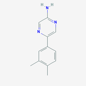 5-(3,4-Dimethylphenyl)pyrazin-2-amine