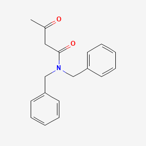 molecular formula C18H19NO2 B14557975 N,N-Dibenzyl-3-oxobutanamide CAS No. 61845-91-8