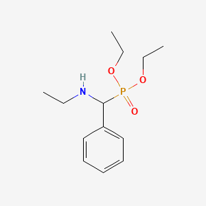 molecular formula C13H22NO3P B14557982 Diethyl[(ethylamino)(phenyl)methyl]phosphonate CAS No. 61739-19-3