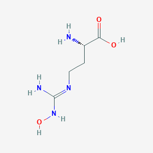 molecular formula C5H12N4O3 B014558 nor-NOHA CAS No. 291758-32-2