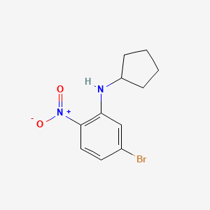 5-bromo-N-cyclopentyl-2-nitroaniline