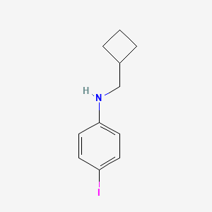molecular formula C11H14IN B1455808 N-(cyclobutylmethyl)-4-iodoaniline CAS No. 1480499-57-7