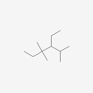 molecular formula C11H24 B14558156 3-Ethyl-2,4,4-trimethylhexane CAS No. 61868-83-5