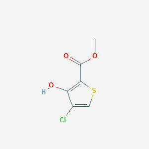 molecular formula C6H5ClO3S B1455818 Methyl 4-chloro-3-hydroxythiophene-2-carboxylate CAS No. 65449-59-4