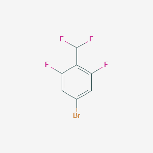 5-Bromo-2-(difluoromethyl)-1,3-difluorobenzene