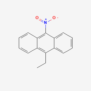 molecular formula C16H13NO2 B14558333 9-Ethyl-10-nitroanthracene CAS No. 61650-93-9