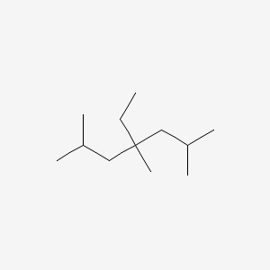 molecular formula C12H26 B14558472 4-Ethyl-2,4,6-trimethylheptane CAS No. 62198-69-0