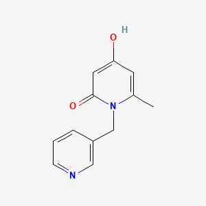 4-hydroxy-6-methyl-1-(pyridin-3-ylmethyl)pyridin-2(1H)-one