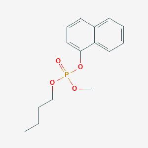 molecular formula C15H19O4P B14558488 Butyl methyl naphthalen-1-yl phosphate CAS No. 61911-64-6