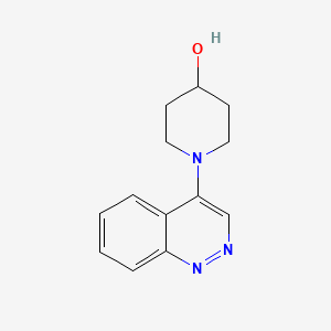 molecular formula C13H15N3O B1455852 1-(Cinnolin-4-yl)piperidin-4-ol CAS No. 1272967-00-6