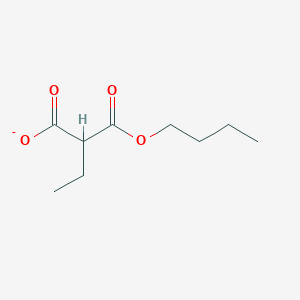 molecular formula C9H15O4- B14558526 2-(Butoxycarbonyl)butanoate CAS No. 61841-84-7