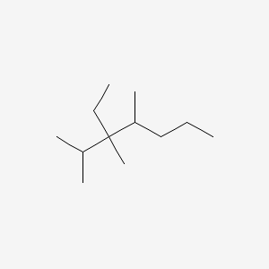 molecular formula C12H26 B14558564 3-Ethyl-2,3,4-trimethylheptane CAS No. 62199-18-2