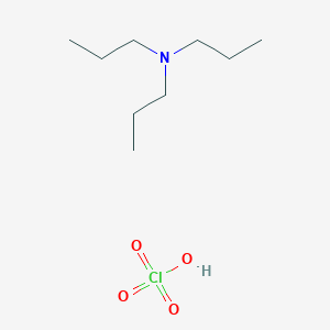 molecular formula C9H22ClNO4 B14558572 Perchloric acid--N,N-dipropylpropan-1-amine (1/1) CAS No. 61947-96-4
