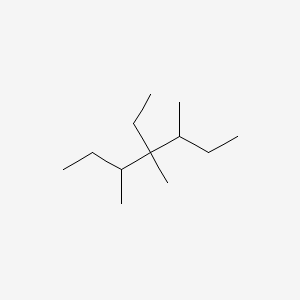 molecular formula C12H26 B14558619 4-Ethyl-3,4,5-trimethylheptane CAS No. 62198-79-2