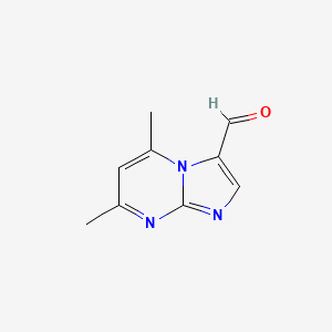 5,7-Dimethylimidazo[1,2-a]pyrimidine-3-carbaldehyde
