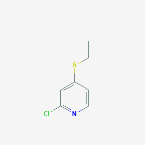 molecular formula C7H8ClNS B1455864 2-Chloro-4-(ethylsulfanyl)pyridine CAS No. 1339527-11-5