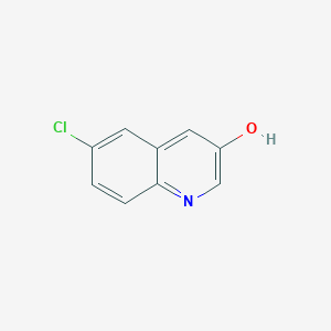 molecular formula C9H6ClNO B1455866 6-Chloroquinolin-3-ol CAS No. 860232-96-8