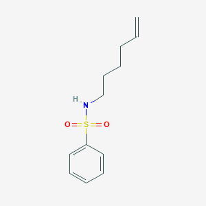 molecular formula C12H17NO2S B14558791 N-(Hex-5-EN-1-YL)benzenesulfonamide CAS No. 62035-86-3