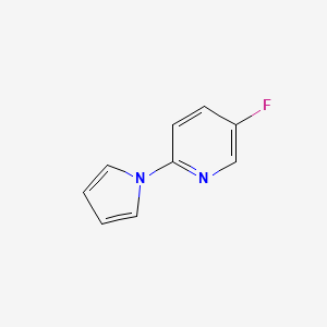 molecular formula C9H7FN2 B1455880 5-氟-2-(1H-吡咯-1-基)吡啶 CAS No. 1355334-56-3