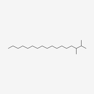 molecular formula C19H40 B14558843 Heptadecane, 2,3-dimethyl- 