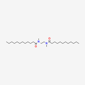 molecular formula C28H56N2O2 B14558903 N,N'-(Ethane-1,2-diyl)bis(N-methyldodecanamide) CAS No. 61797-22-6