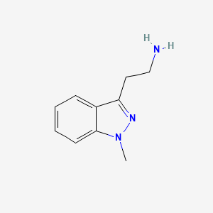 molecular formula C10H13N3 B1455892 2-(1-Methyl-1H-indazol-3-yl)ethanamine CAS No. 181144-25-2