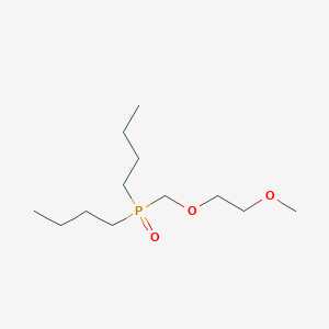 molecular formula C12H27O3P B14559001 Dibutyl[(2-methoxyethoxy)methyl]oxo-lambda~5~-phosphane CAS No. 61748-75-2