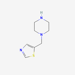 B1455909 1-[(1,3-Thiazol-5-yl)methyl]piperazine CAS No. 1310212-29-3