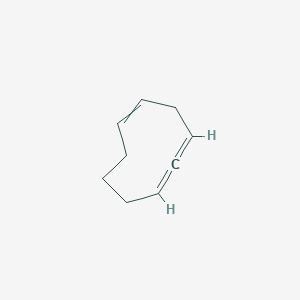 molecular formula C9H12 B14559165 Cyclonona-1,2,5-triene CAS No. 61832-87-9