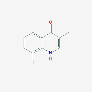 molecular formula C11H11NO B1455939 3,8-二甲基喹啉-4-醇 CAS No. 76925-53-6