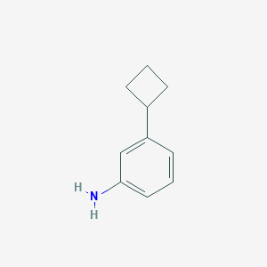molecular formula C10H13N B1455942 3-Cyclobutylaniline CAS No. 1353854-58-6