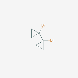 molecular formula C6H8Br2 B14559450 1,1'-Bicyclopropyl, 1,1'-dibromo- CAS No. 61975-78-8