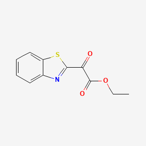 molecular formula C11H9NO3S B1455951 Ethyl 2-(1,3-benzothiazol-2-yl)-2-oxoacetate CAS No. 20474-55-9