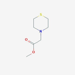 molecular formula C7H13NO2S B14559517 Methyl (thiomorpholin-4-yl)acetate CAS No. 62005-12-3