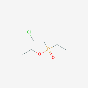 molecular formula C7H16ClO2P B14559548 Ethyl (2-chloroethyl)propan-2-ylphosphinate CAS No. 61752-94-1