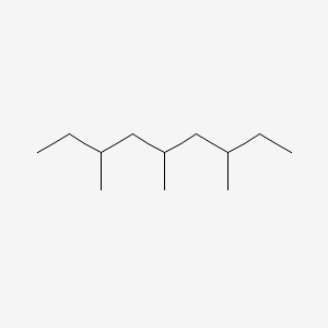 molecular formula C12H26 B14559571 3,5,7-Trimethylnonane CAS No. 62184-27-4