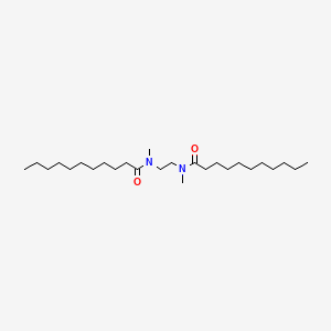molecular formula C26H52N2O2 B14559628 N,N'-(Ethane-1,2-diyl)bis(N-methylundecanamide) CAS No. 61797-21-5