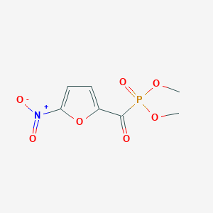 molecular formula C7H8NO7P B14559701 Dimethyl (5-nitrofuran-2-carbonyl)phosphonate CAS No. 61739-07-9