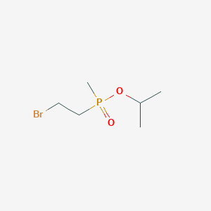molecular formula C6H14BrO2P B14559718 Propan-2-yl (2-bromoethyl)methylphosphinate CAS No. 61752-92-9
