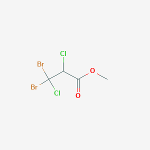 molecular formula C4H4Br2Cl2O2 B14559746 Methyl 3,3-dibromo-2,3-dichloropropanoate CAS No. 61905-31-5