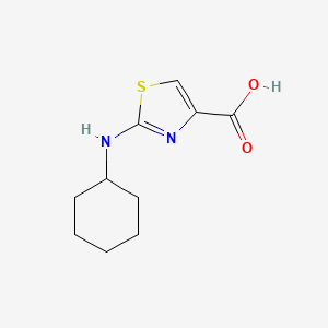 molecular formula C10H14N2O2S B1455976 2-(cyclohexylamino)thiazole-4-carboxylic acid CAS No. 1355175-62-0