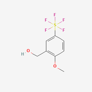 2-Methoxy-5-(pentafluorosulfur)benzyl alcohol