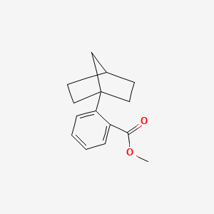 molecular formula C15H18O2 B14559833 Methyl 2-(bicyclo[2.2.1]heptan-1-yl)benzoate CAS No. 62226-71-5