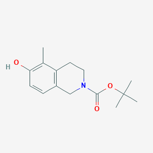Tert-butyl 6-hydroxy-5-methyl-3,4-dihydroisoquinoline-2(1H)-carboxylate