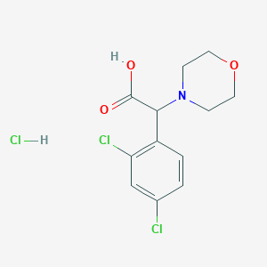 2-(2,4-Dichlorophenyl)-2-(morpholin-4-yl)acetic acid hydrochloride