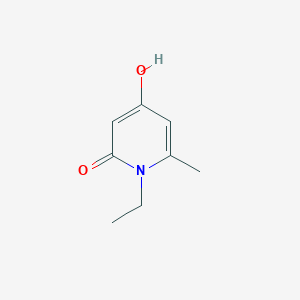 molecular formula C8H11NO2 B1455994 1-ethyl-4-hydroxy-6-methylpyridin-2(1H)-one CAS No. 61296-13-7