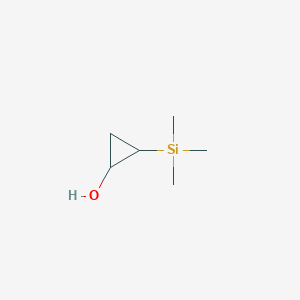 molecular formula C6H14OSi B14560005 2-(Trimethylsilyl)cyclopropan-1-ol CAS No. 62012-24-2
