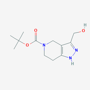 B1456011 tert-Butyl 3-(hydroxymethyl)-6,7-dihydro-1H-pyrazolo[4,3-c]pyridine-5(4H)-carboxylate CAS No. 1250998-91-4